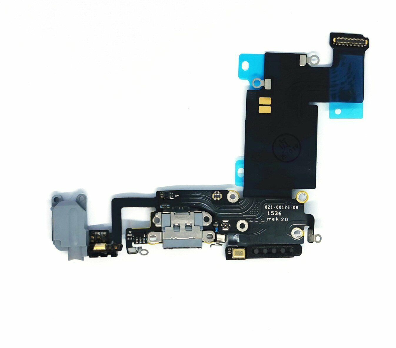 Charging Port With Microphone, Headphone Jack & Flex For Apple iPhone 6S Plus Grey